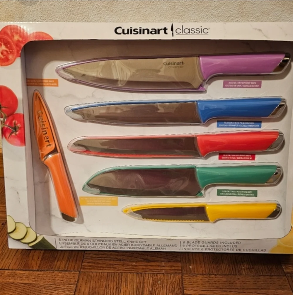 Cuisinart Classic - German Stainless Steel Knife Set - 6 pieces